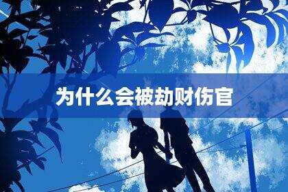 为什么会被劫财伤官