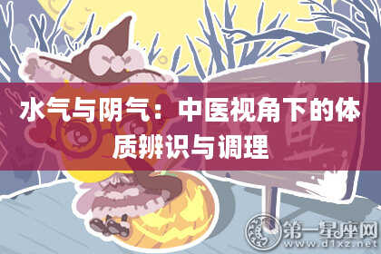 水气与阴气：中医视角下的体质辨识与调理