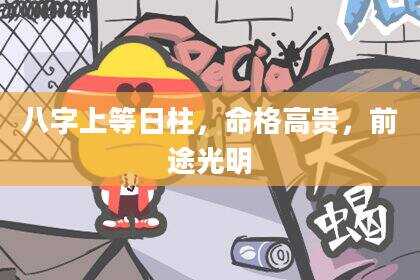 八字上等日柱，命格高贵，前途光明