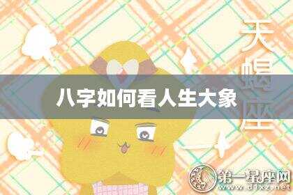 八字如何看人生大象