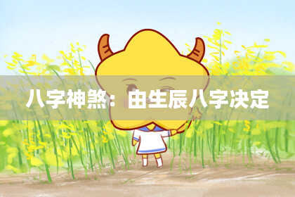 八字神煞：由生辰八字决定