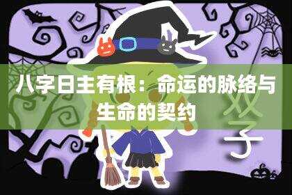 八字日主有根：命运的脉络与生命的契约