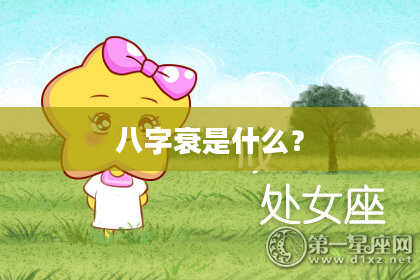 八字衰是什么？