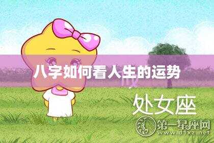 八字如何看人生的运势