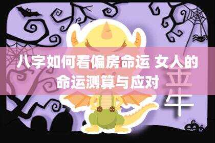 八字如何看偏房命运 女人的命运测算与应对