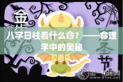 八字日柱看什么命？——命理学中的奥秘