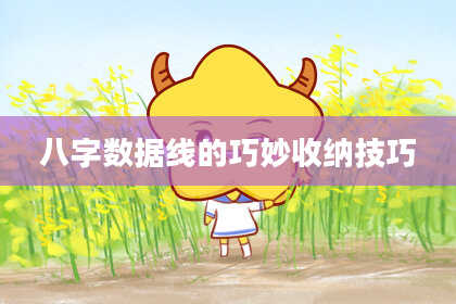 八字数据线的巧妙收纳技巧